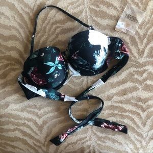Rachel Roy floral swimsuit top